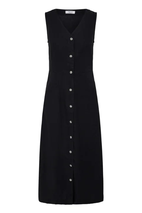 B Young Falakka Button Dress 2 In Meteorite