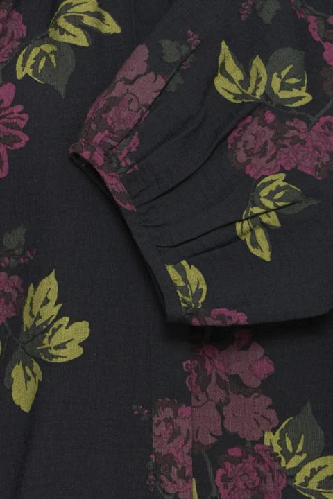 B Young Jania Blouse In Fudge Winter Rose