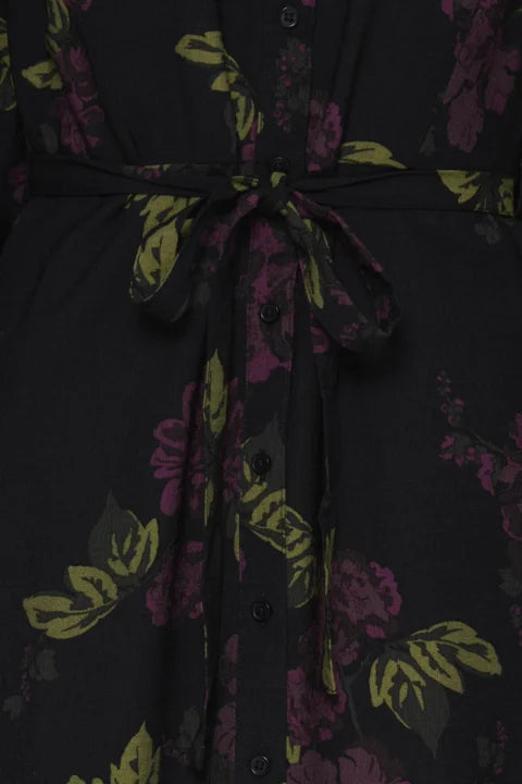B Young Jania Dress In Fudge Winter Rose