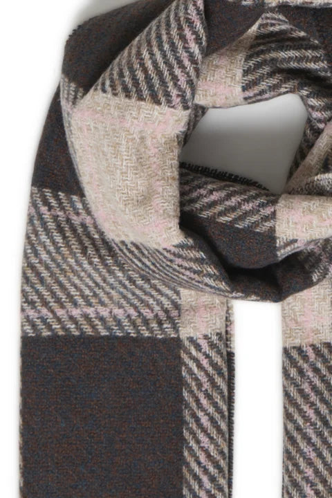 B Young Walvia Scarf In Java/Sand Check