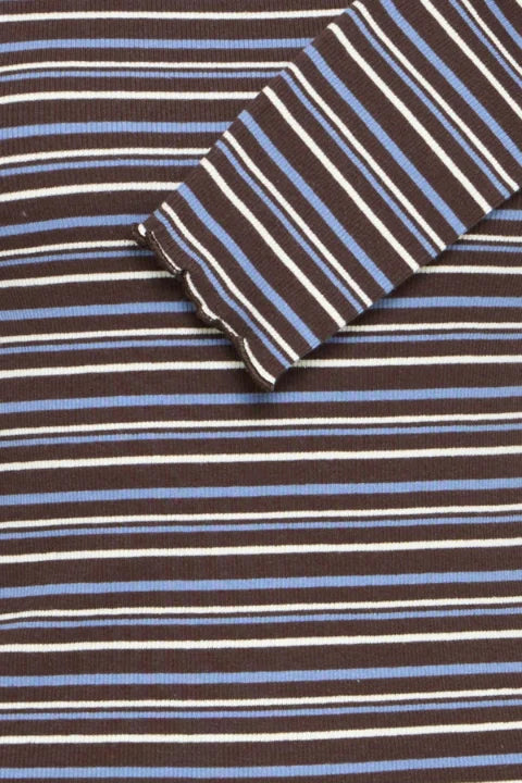 B Young Tone Long-Sleeve Tshirt In Java Stripe