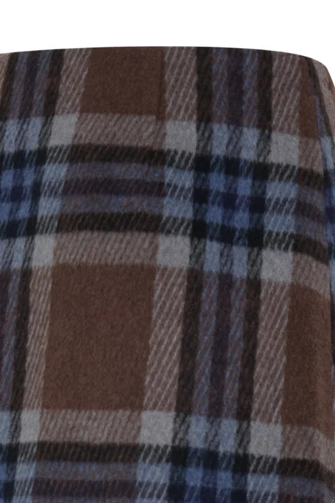 B Young Bree Skirt In Potting Soil Check