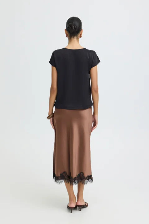 B Young Isa Blouse In Meteorite