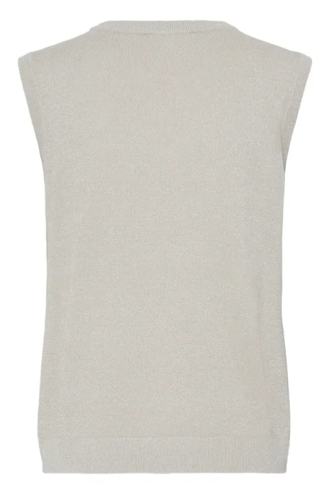 B Young Mobbe Sl Top In Oatmeal