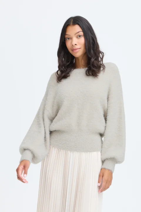 B Young Mitura Jumper In Oatmeal