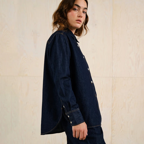 Dedicated 22972 Shirt Hult Denim Dark