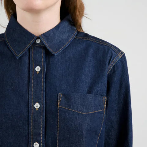Dedicated 22972 Shirt Hult Denim Dark