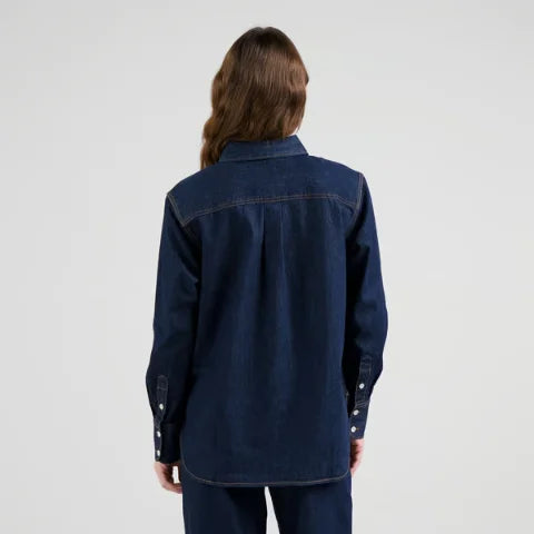 Dedicated 22972 Shirt Hult Denim Dark