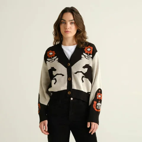 Dedicated 23624 Cardigan Kanan Western Multi Color