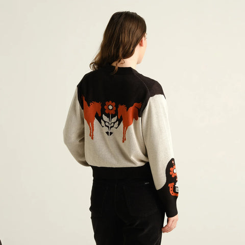 Dedicated 23624 Cardigan Kanan Western Multi Color