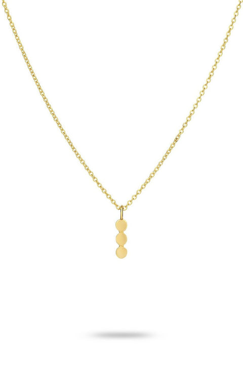 One & Eight 2372 Gold Fern Necklace