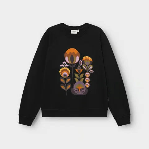 Dedicated 23761 Sweatshirt Ystad Autumn Harvest Black