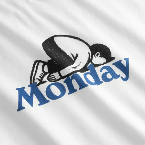 Dedicated 23793 T-shirt Stockholm Monday Crash White