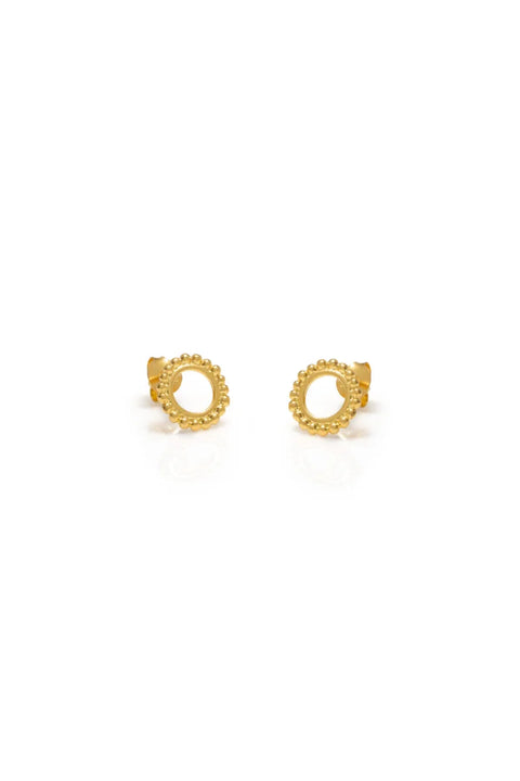 One & Eight 2538 Gold Meadow Studs