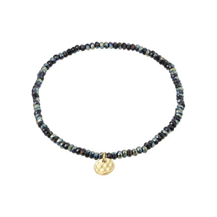 Pilgrim 261922012 Indie Bracelet Grey, Gold-Plated