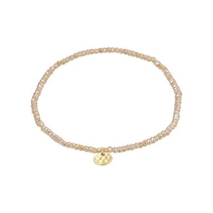 Pilgrim 261922712 Indie Bracelet Peach, Gold-Plated