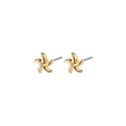 Pilgrim 262412023 Oakley Starfish Earrings Gold-Plated