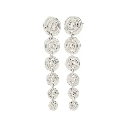 Pilgrim 262616053 Air Earrings Silver-Plated