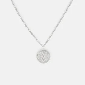 One & Eight 2630 Silver Daisy Necklace