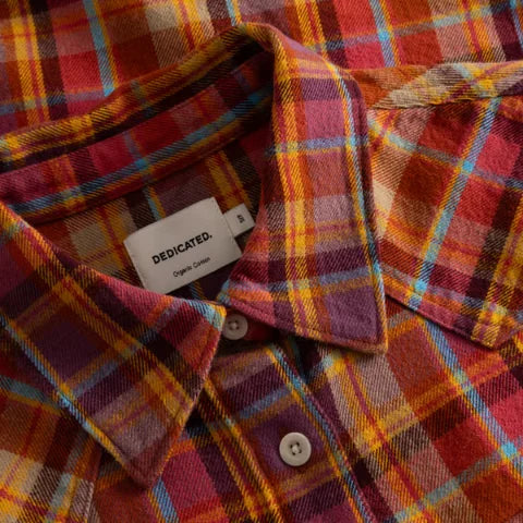 Dedicated Shirt Arboga Flannel Madras Check Multi Color 23700