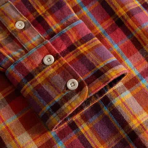 Dedicated Shirt Arboga Flannel Madras Check Multi Color 23700
