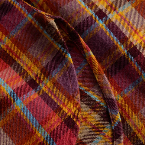 Dedicated Shirt Arboga Flannel Madras Check Multi Color 23700