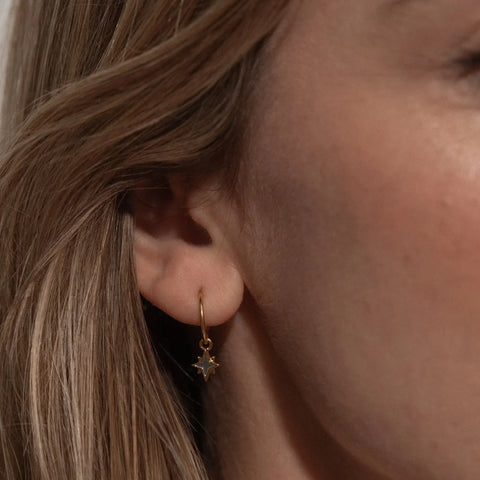 One & Eight 2829 Slate Star Earrings