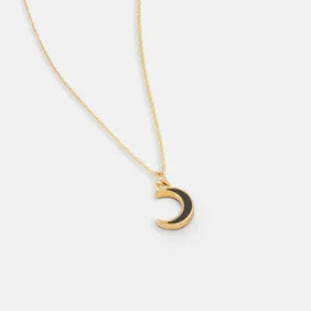 One & Eight 2831 Slate Moon Necklace