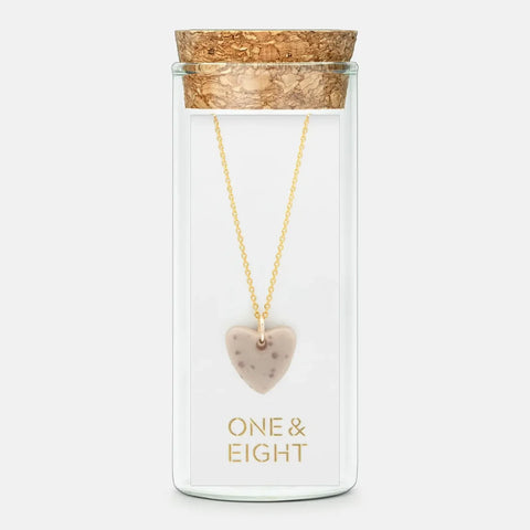 One & Eight 2885 Blush Heart Necklace