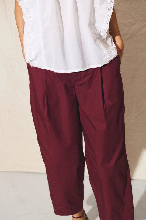 Part Two Netta Trousers In Tawny Port