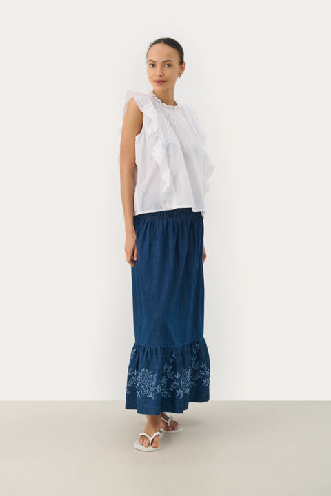 Part Two Theana Top In Bright White