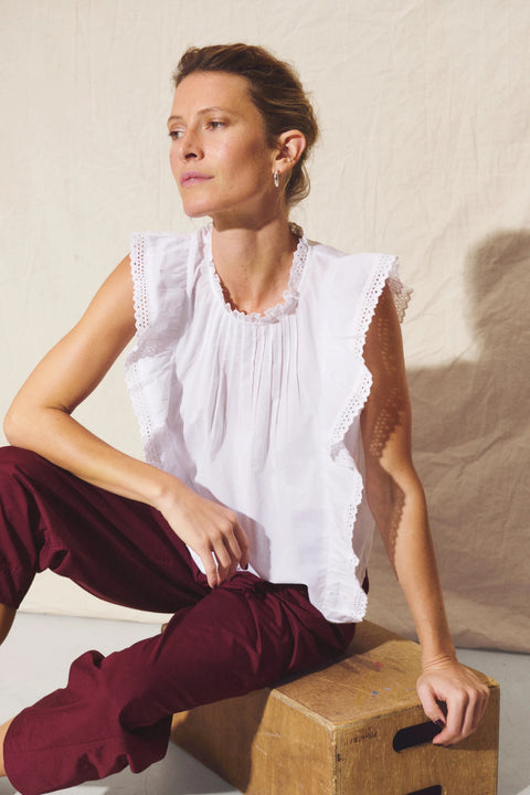 Part Two Theana Top In Bright White