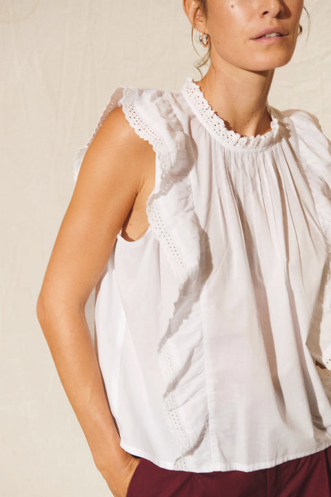Part Two Theana Top In Bright White