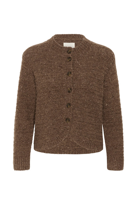 Part Two Ceylan Cardigan In Brown Nepse