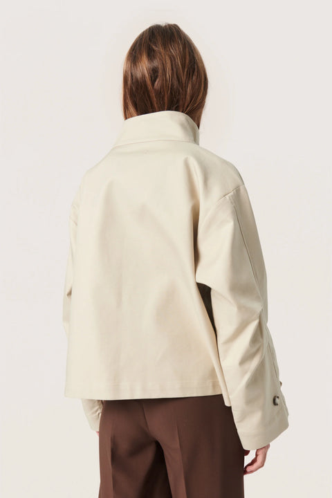 Soaked In Luxury Cade Jacket In Plaza Taupe