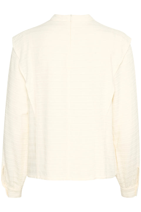 Soaked In Luxury Catina Blouse LS In Whisper White