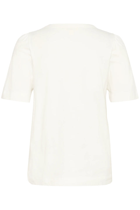 Soaked Jina Puff Tee In Broken White