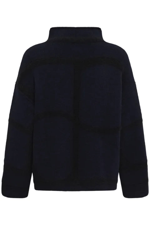 Soaked Sorea Mono Pullover In Nightsky Monogram