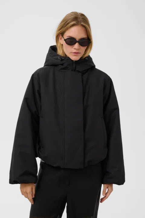 Soaked Alicie Hooded Jacket In Black