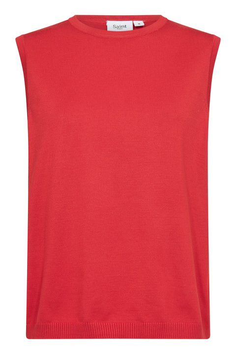 Saint Tropez Mila Vest In Flame Scarlet