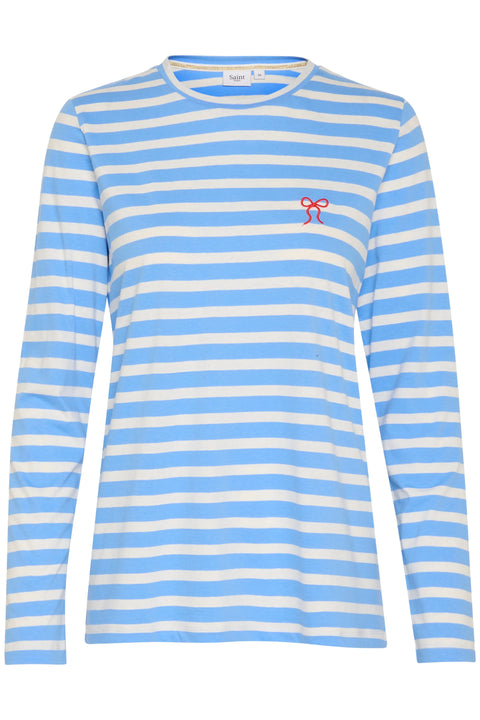 Saint Tropez Idalia LS T-Shirt In All Aboard