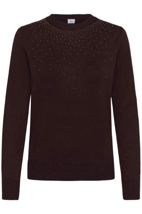 Saint Tropez Cherri Pullover In Winetasting Melange