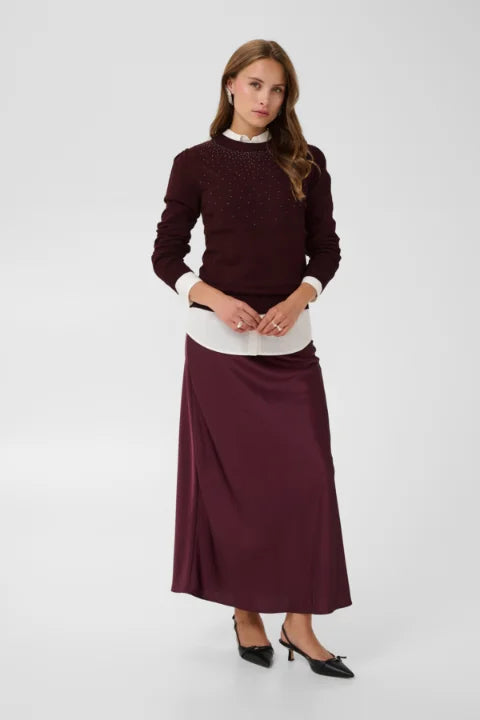 Saint Tropez Cherri Pullover In Winetasting Melange