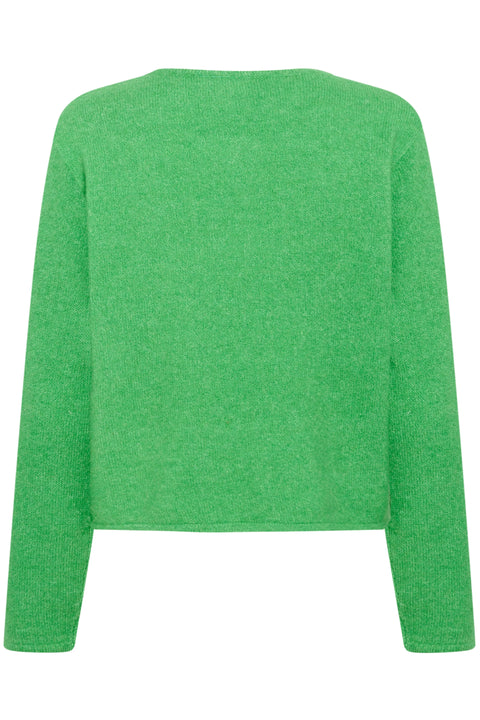 Saint Tropez Larna Cardigan In Greenbriar