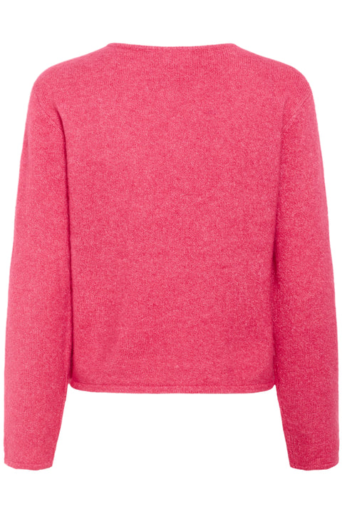 Saint Tropez Larna Cardigan In Fruit Dove