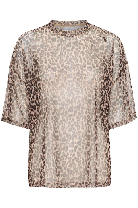 Saint Tropez Loreen T-Shirt In Black Reg Leo