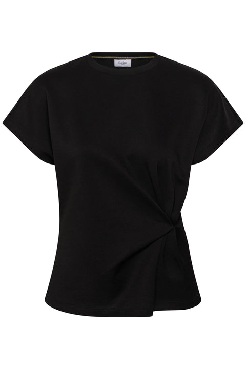 Saint Tropez Theo Blouse In Black