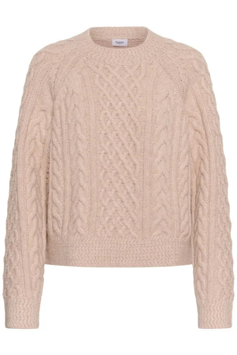 Saint Tropez Uwena Pullover In Party Rose Melange