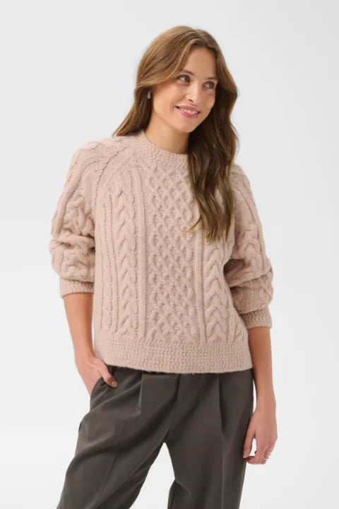 Saint Tropez Uwena Pullover In Party Rose Melange