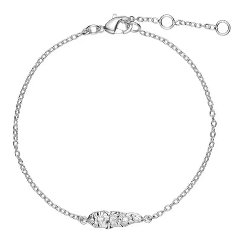 Pure 40696 Iris bracelet oblong pendant Silver